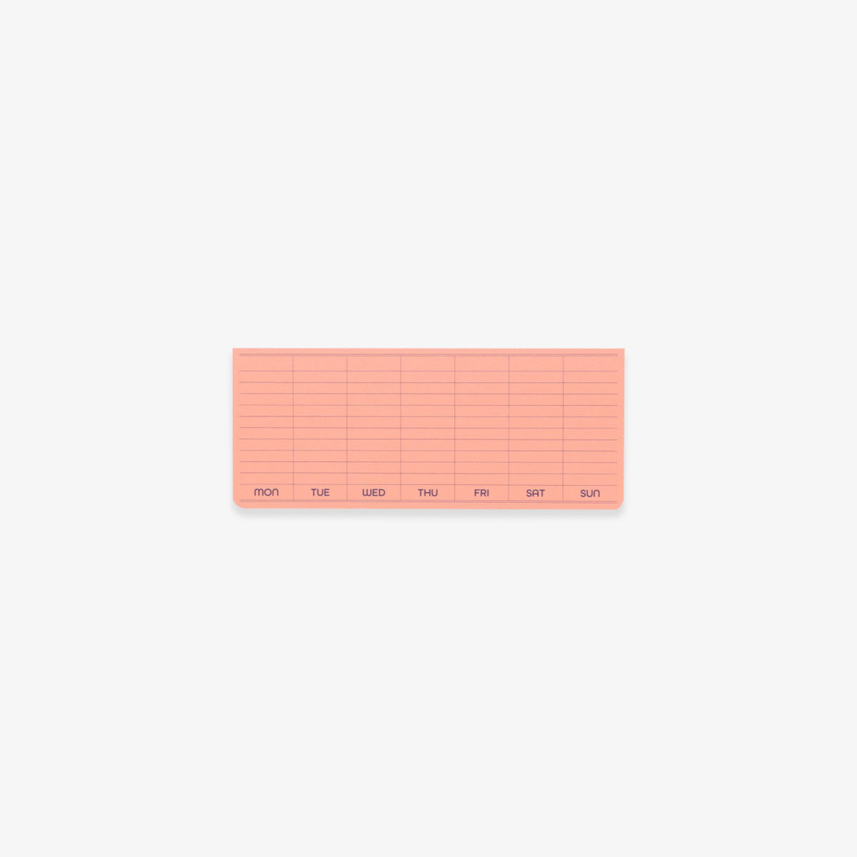 WEEKLY PLANNER STICKY MEMO PAD // PINK