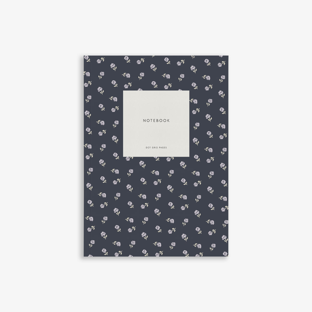 SMALL NOTEBOOK A5 // SMALL FLOWER NAVY