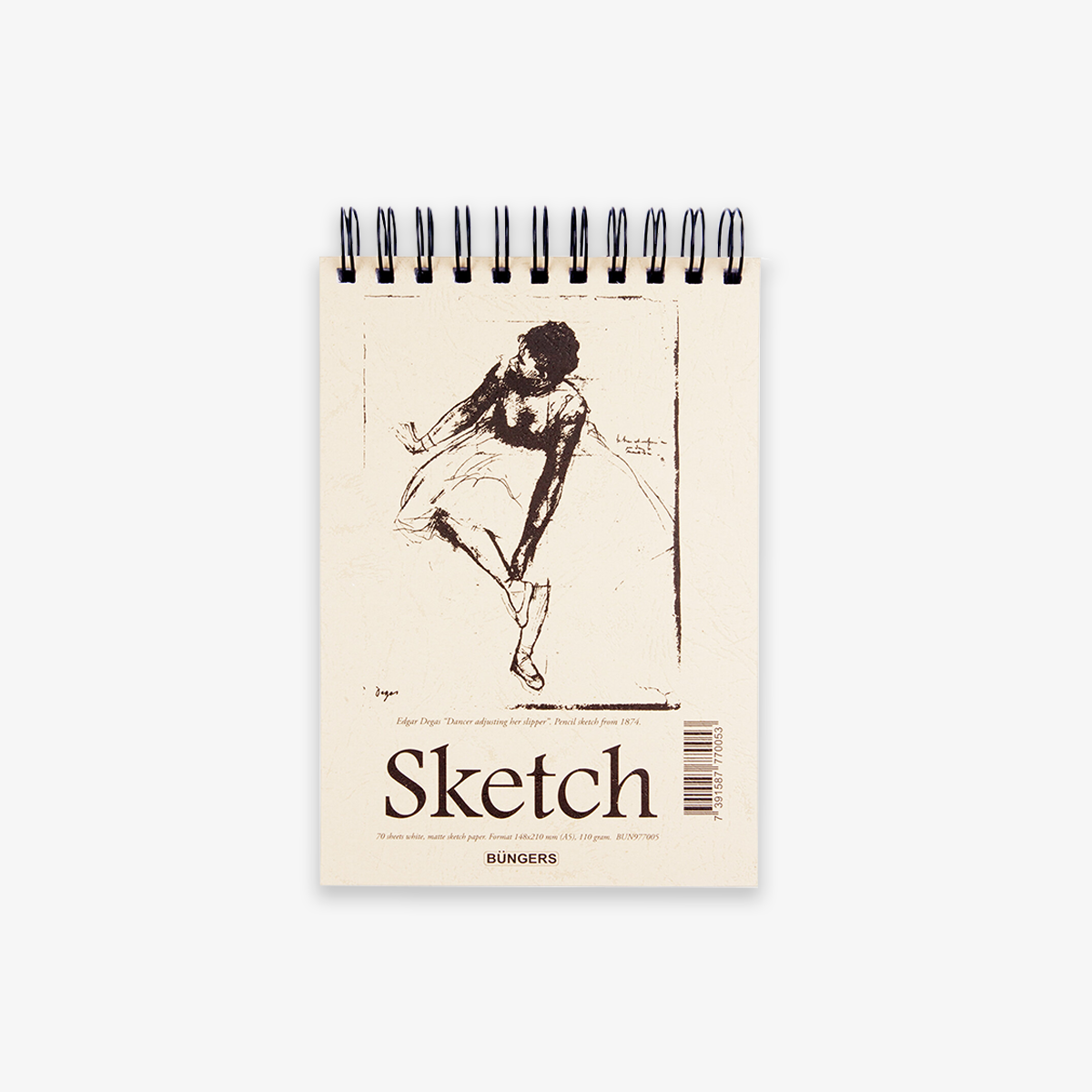 SPIRALBUNDET SKITSEBLOK // A5