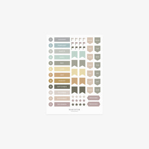 STICKERS // DAYS AND MONTHS