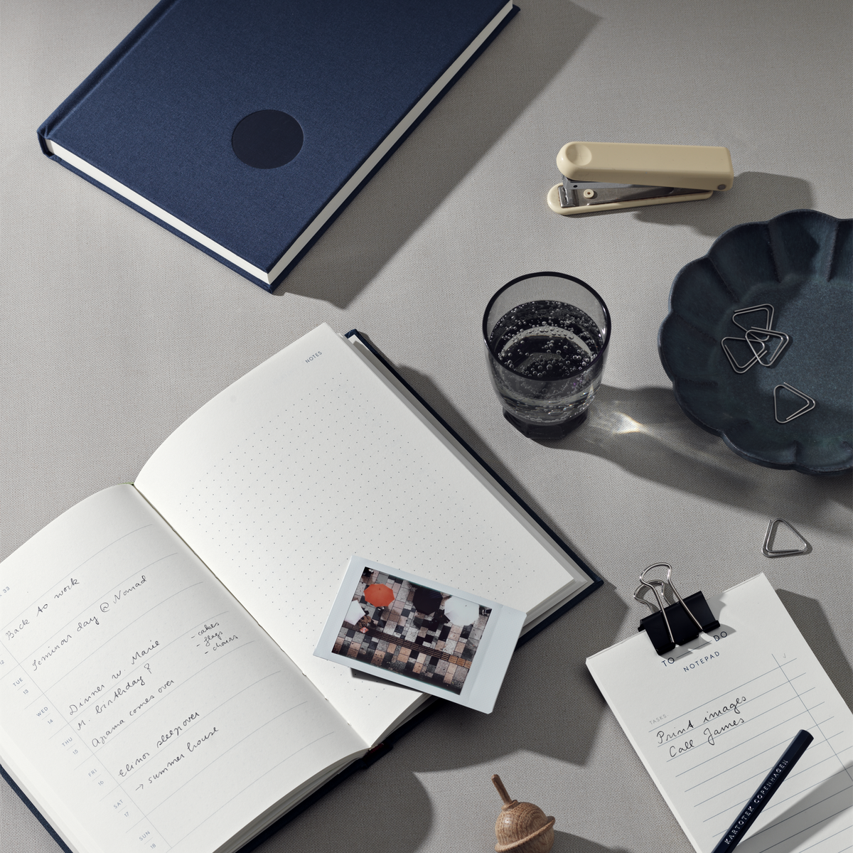 HARDCOVER NOTEBOOK A5 // NAVY
