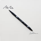 ABT DUAL BRUSH PEN // BLACK