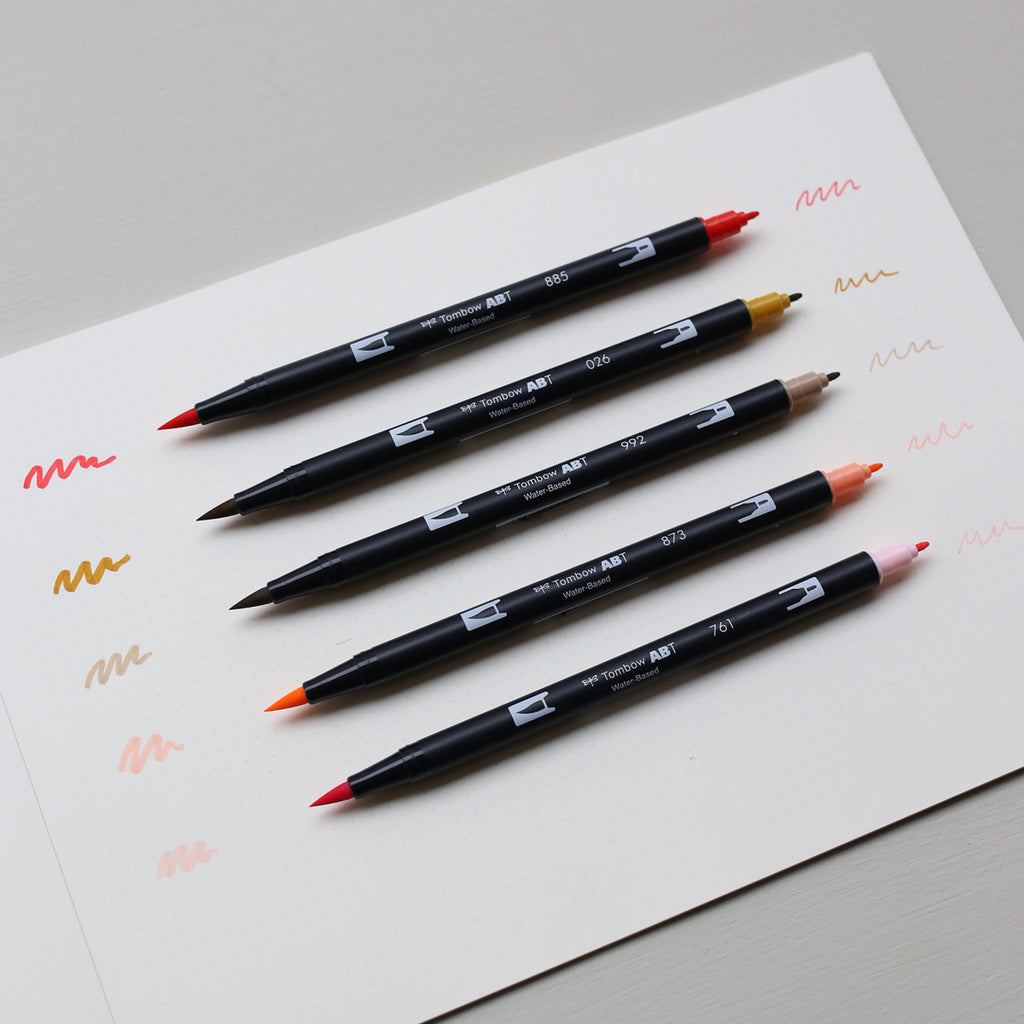ABT DUAL BRUSH PEN // CORAL
